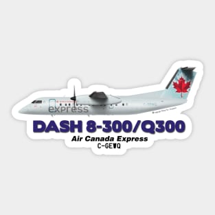 DeHavilland Canada Dash 8-300/Q300 - Air Canada Express Sticker